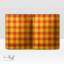 Scottish MacMillan Clan Clan Tartan Mens Leather Wallet Tartan Wallet