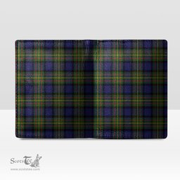 Scottish MacLaren Modern Clan Tartan Mens Leather Wallet Tartan Wallet