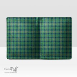 Scottish Kennedy Ancient Clan Tartan Mens Leather Wallet Tartan Wallet