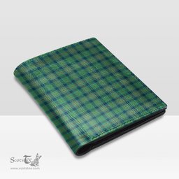Scottish Kennedy Ancient Clan Tartan Mens Leather Wallet Tartan Wallet