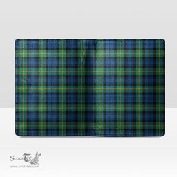 Scottish Gordon Ancient Clan Tartan Mens Leather Wallet Tartan Wallet