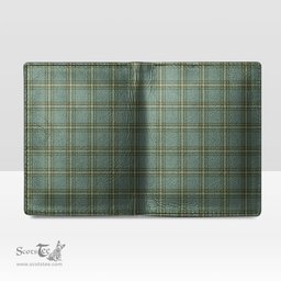 Scottish Kelly Dress Clan Tartan Mens Leather Wallet Tartan Wallet