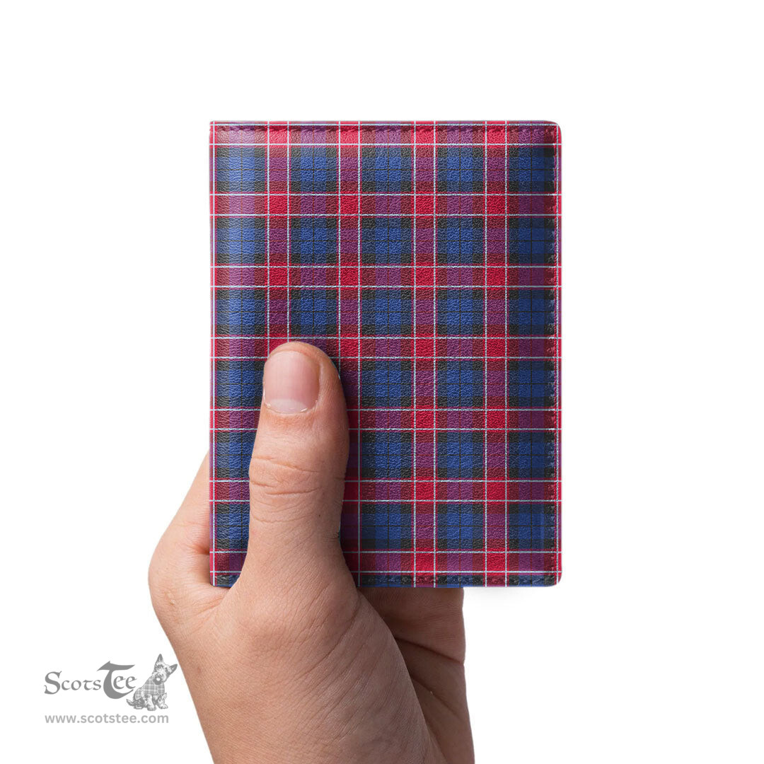 Scottish Graham of Menteith Red Clan Tartan Mens Leather Wallet Tartan Wallet