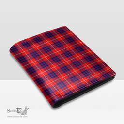 Scottish Hamilton Modern Clan Tartan Mens Leather Wallet Tartan Wallet