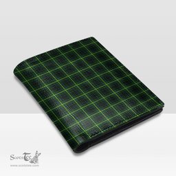 Scottish MacArthur Modern Clan Tartan Mens Leather Wallet Tartan Wallet