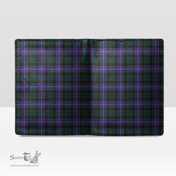Scottish Hunter Modern Clan Tartan Mens Leather Wallet Tartan Wallet