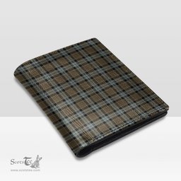 Scottish Graham of Menteith Weathered Clan Tartan Mens Leather Wallet Tartan Wallet