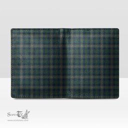 Scottish Kennedy Modern Clan Tartan Mens Leather Wallet Tartan Wallet