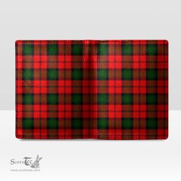 Scottish Kerr Modern Clan Tartan Mens Leather Wallet Tartan Wallet