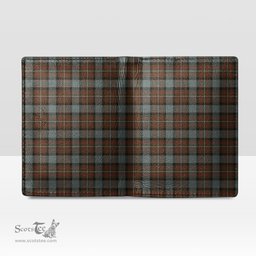 Scottish Fergusson Weathered Clan Tartan Mens Leather Wallet Tartan Wallet
