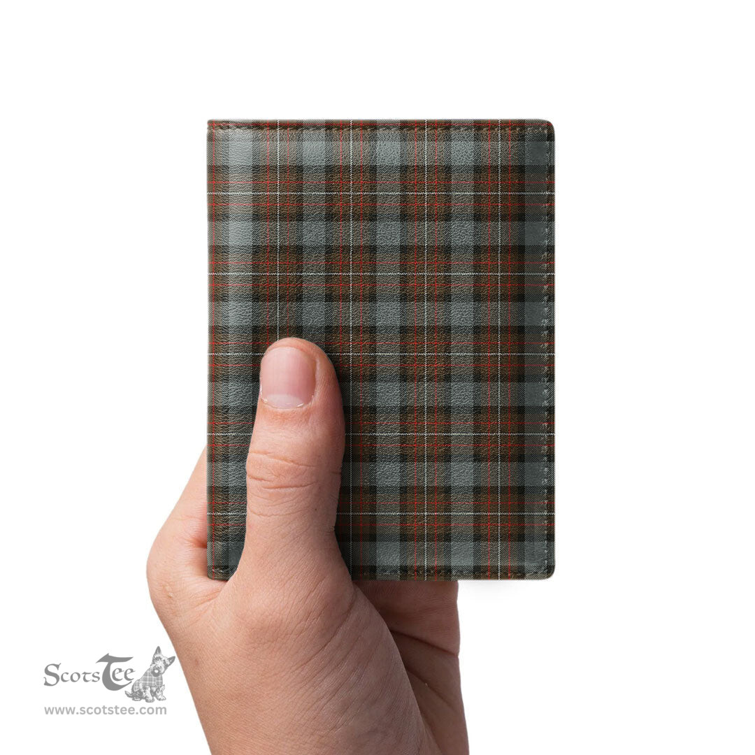 Scottish Fergusson Weathered Clan Tartan Mens Leather Wallet Tartan Wallet