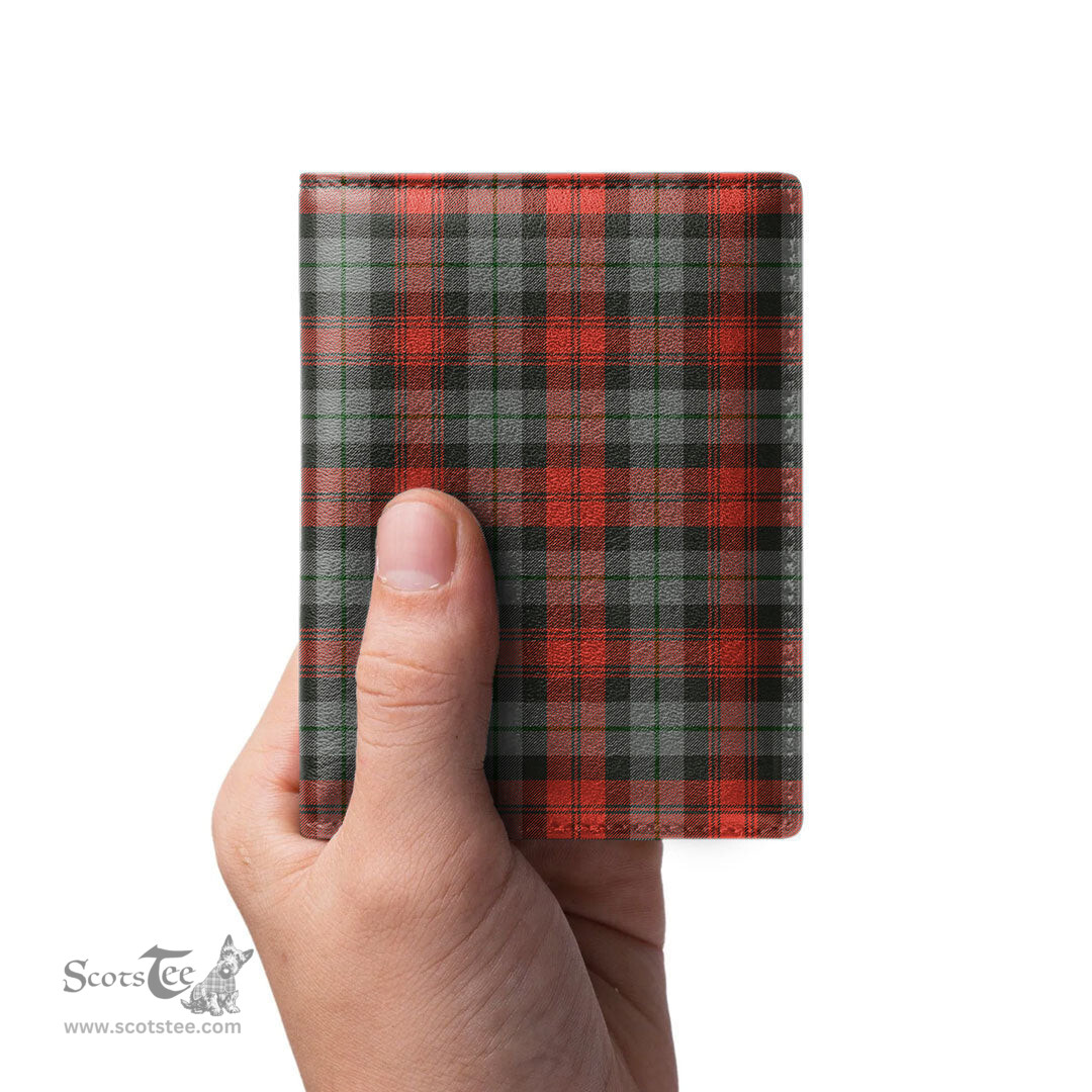 Scottish MacLachlan Weathered Clan Tartan Mens Leather Wallet Tartan Wallet