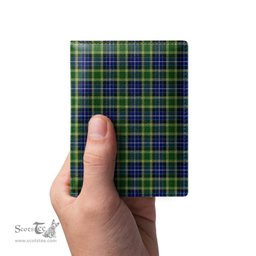 Scottish MacKellar Clan Tartan Mens Leather Wallet Tartan Wallet