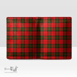 Scottish Dunbar Modern Clan Tartan Mens Leather Wallet Tartan Wallet