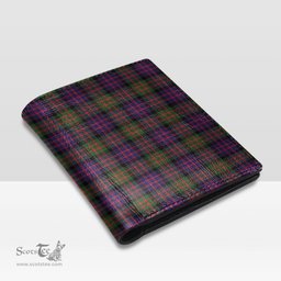Scottish MacDonald Modern Clan Tartan Mens Leather Wallet Tartan Wallet