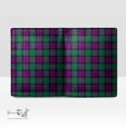 Scottish MacArthur Milton Clan Tartan Mens Leather Wallet Tartan Wallet