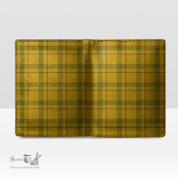 Scottish Houston Clan Tartan Mens Leather Wallet Tartan Wallet