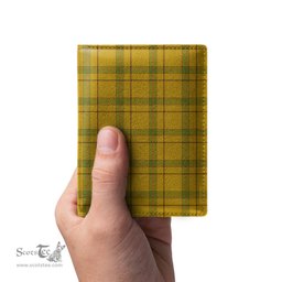 Scottish Houston Clan Tartan Mens Leather Wallet Tartan Wallet