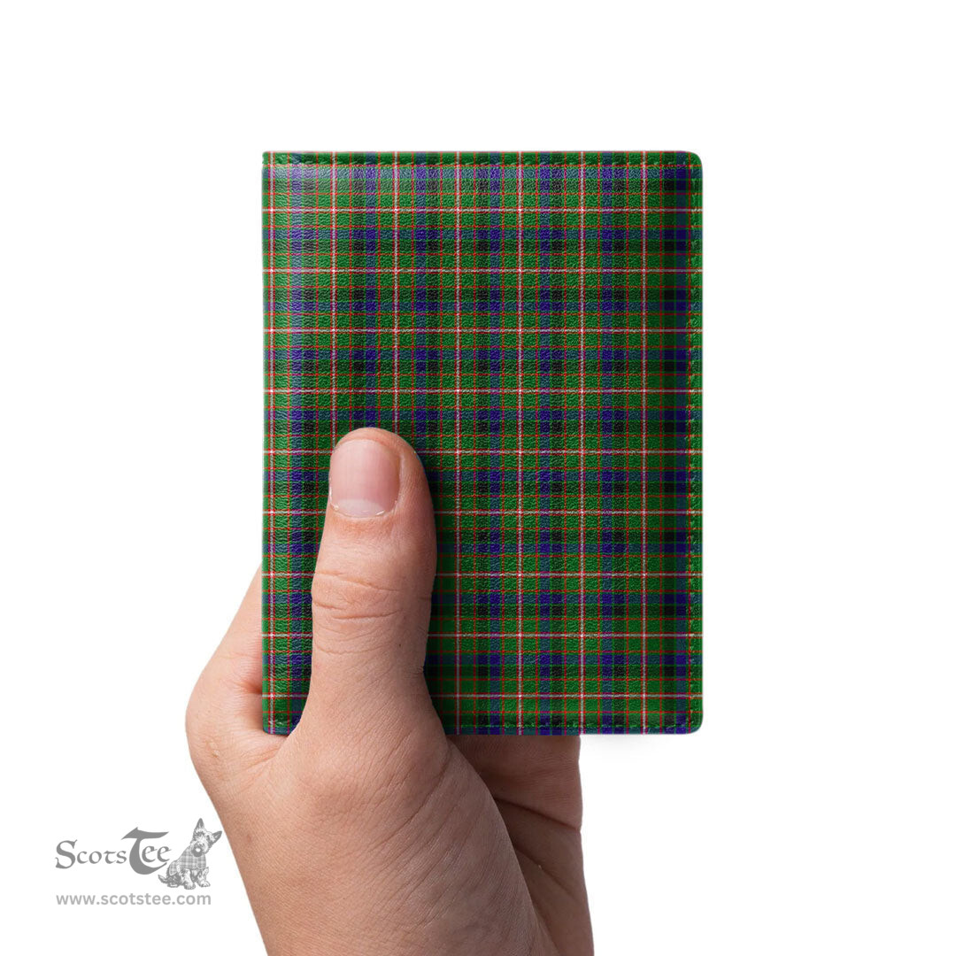 Scottish Reid Green Clan Tartan Mens Leather Wallet Tartan Wallet
