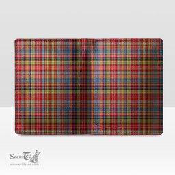 Scottish Ogilvie of Airlie Ancient Clan Tartan Mens Leather Wallet Tartan Wallet