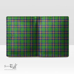 Scottish New Mexico Clan Tartan Mens Leather Wallet Tartan Wallet