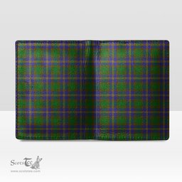 Scottish Strange of Balkaskie Clan Tartan Mens Leather Wallet Tartan Wallet