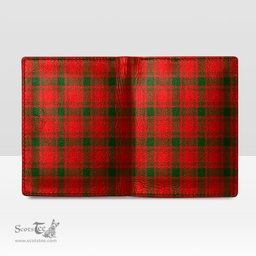 Scottish MacQuarrie Modern Clan Tartan Mens Leather Wallet Tartan Wallet
