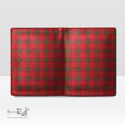 Scottish Ross Modern Clan Tartan Mens Leather Wallet Tartan Wallet