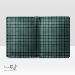 Scottish Melville Clan Tartan Mens Leather Wallet Tartan Wallet