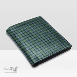 Scottish Melville Clan Tartan Mens Leather Wallet Tartan Wallet