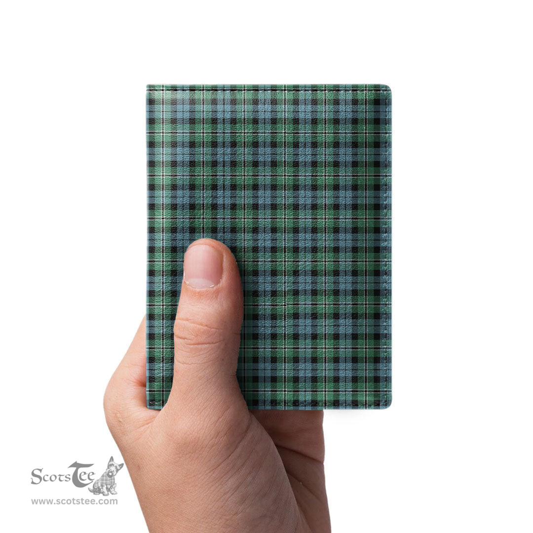 Scottish Melville Clan Tartan Mens Leather Wallet Tartan Wallet