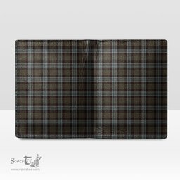 Scottish Stewart Old Weathered Clan Tartan Mens Leather Wallet Tartan Wallet