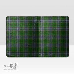 Scottish Pringle Clan Tartan Mens Leather Wallet Tartan Wallet