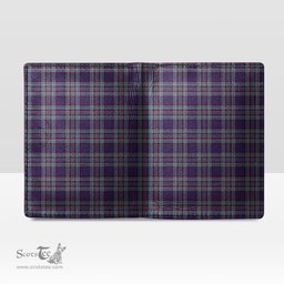 Scottish Rcaf Clan Tartan Mens Leather Wallet Tartan Wallet
