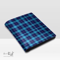 Scottish McKerrell Clan Tartan Mens Leather Wallet Tartan Wallet