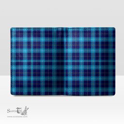 Scottish McKerrell Clan Tartan Mens Leather Wallet Tartan Wallet