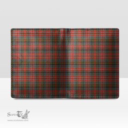 Scottish MacPherson Weathered Clan Tartan Mens Leather Wallet Tartan Wallet