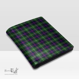 Scottish Sutherland Modern Clan Tartan Mens Leather Wallet Tartan Wallet