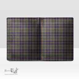 Scottish Taylor Weathered Clan Tartan Mens Leather Wallet Tartan Wallet