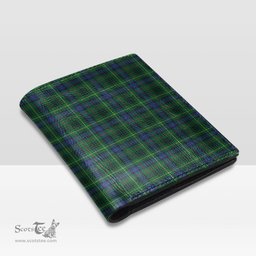 Scottish Stewart Hunting Modern Clan Tartan Mens Leather Wallet Tartan Wallet