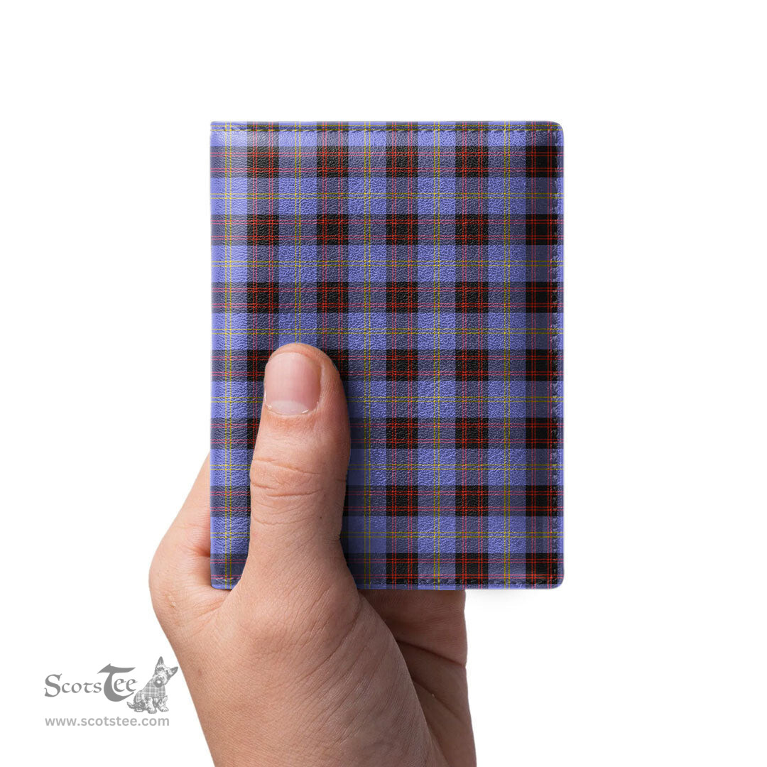 Scottish Rutherford Clan Tartan Mens Leather Wallet Tartan Wallet