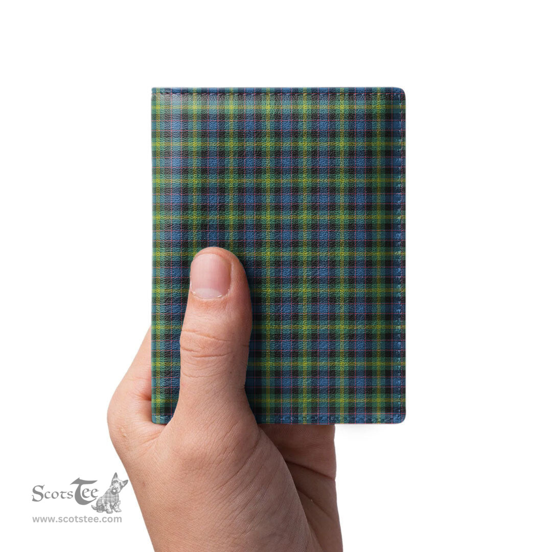 Scottish Watson Ancient Clan Tartan Mens Leather Wallet Tartan Wallet