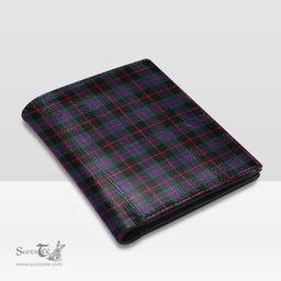 Scottish Nairn Clan Tartan Mens Leather Wallet Tartan Wallet