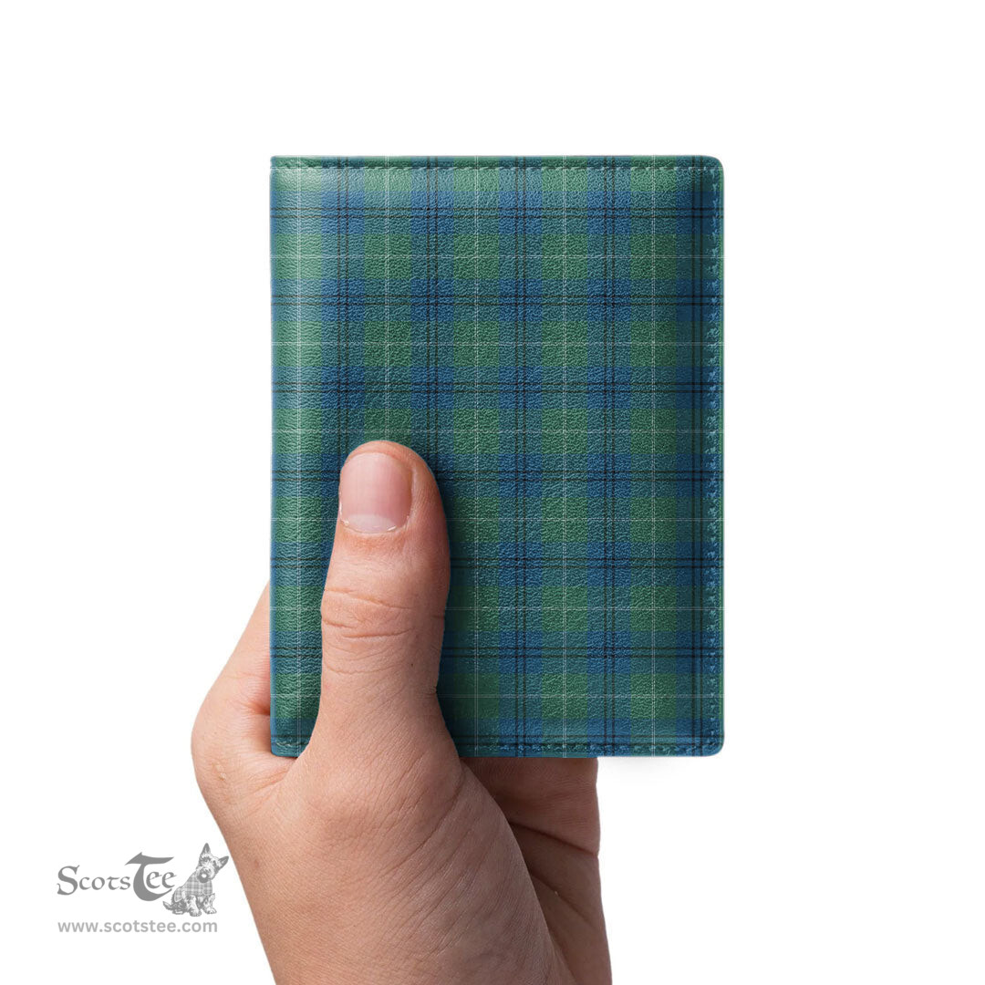 Scottish Oliphant Ancient Clan Tartan Mens Leather Wallet Tartan Wallet