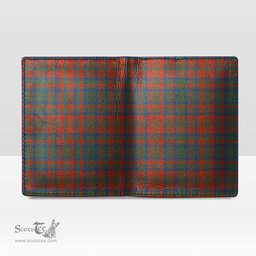 Scottish Matheson Ancient Clan Tartan Mens Leather Wallet Tartan Wallet