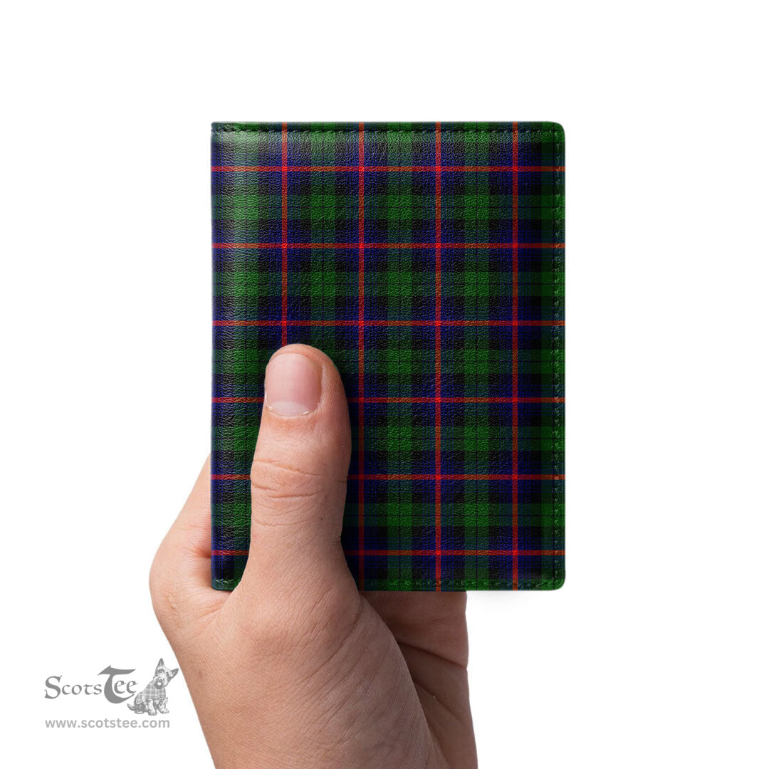 Scottish Urquhart Modern Clan Tartan Mens Leather Wallet Tartan Wallet