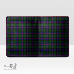 Scottish Morrison Modern Clan Tartan Mens Leather Wallet Tartan Wallet