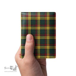 Scottish MacMillan Old Modern Clan Tartan Mens Leather Wallet Tartan Wallet