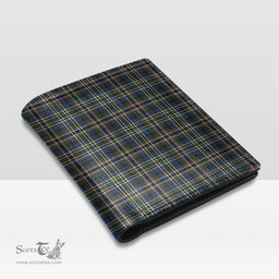 Scottish Scott Green Modern Clan Tartan Mens Leather Wallet Tartan Wallet
