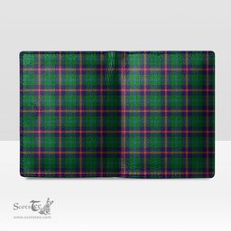 Scottish Young Modern Clan Tartan Mens Leather Wallet Tartan Wallet